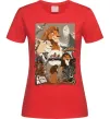 Жіноча футболка The Lion king Червоний фото