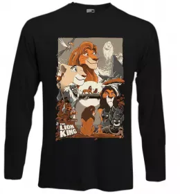 Лонгслів The Lion king Чорний фото
