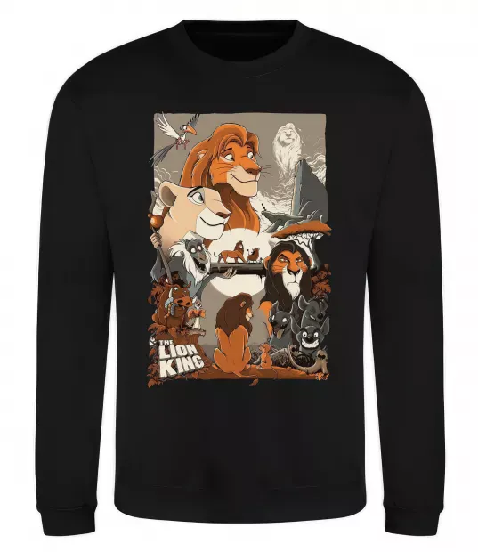 Свитшот The Lion king Черный фото