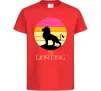 Дитяча футболка Lion king sunset Червоний фото