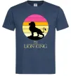 Мужская футболка Lion king sunset Темно-синий фото
