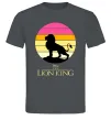 Мужская футболка Lion king sunset Графит фото