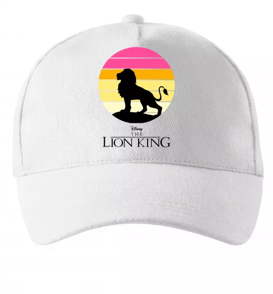 Кепка Lion king sunset Белый фото