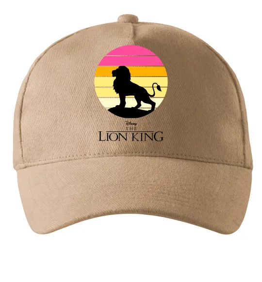 Кепка Lion king sunset Пісочний фото