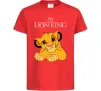 Дитяча футболка The Lion king Simba Червоний фото