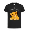 Детская футболка The Lion king Simba Черный фото