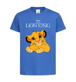 Детская футболка The Lion king Simba Ярко-синий фото
