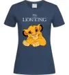Жіноча футболка The Lion king Simba Темно-синій фото