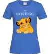 Жіноча футболка The Lion king Simba Яскраво-синій фото