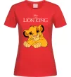 Жіноча футболка The Lion king Simba Червоний фото
