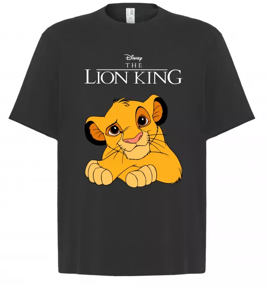 Футболка Оверсайз The Lion king Simba Черный фото