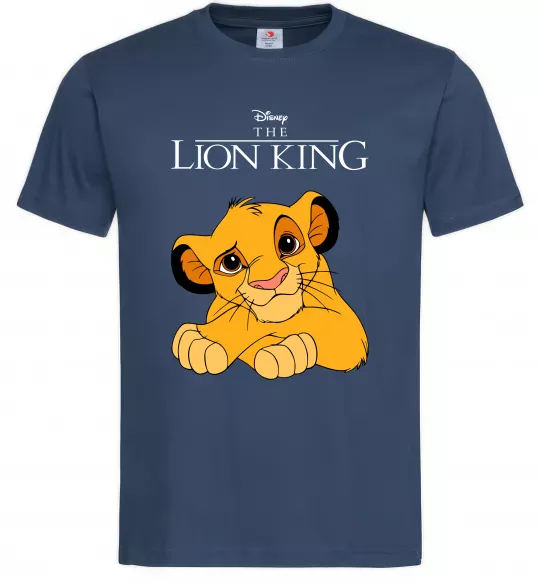 Мужская футболка The Lion king Simba Темно-синий фото