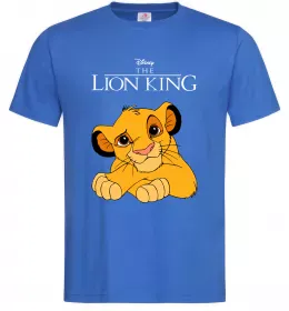 Мужская футболка The Lion king Simba Ярко-синий фото
