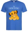 Мужская футболка The Lion king Simba Ярко-синий фото