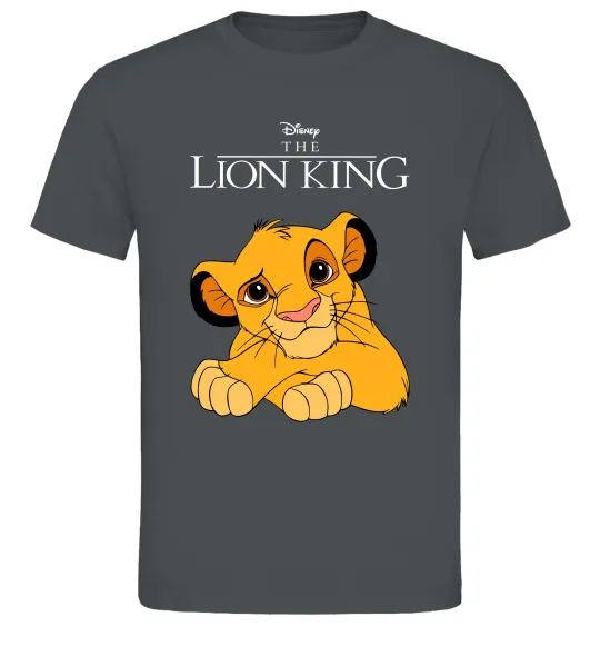 Мужская футболка The Lion king Simba Графит фото