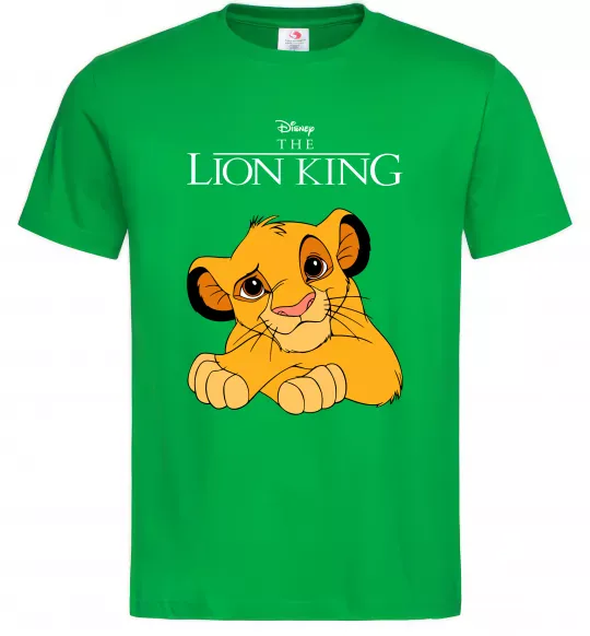 Мужская футболка The Lion king Simba Зеленый фото