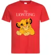 Мужская футболка The Lion king Simba Красный фото