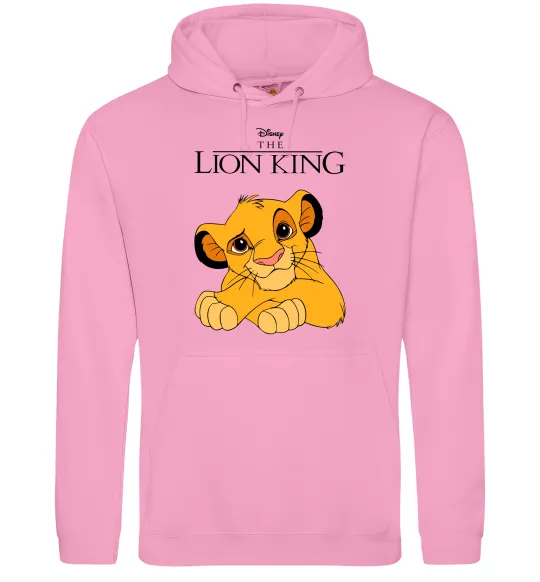 Чоловіча толстовка (худі) The Lion king Simba Рожевий фото
