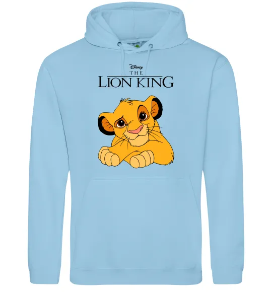 Жіноча толстовка (худі) The Lion king Simba Блакитний фото