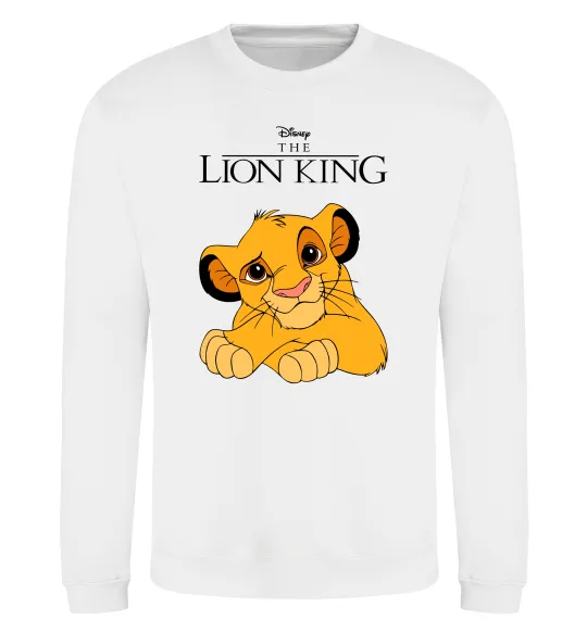 Свитшот The Lion king Simba Белый фото