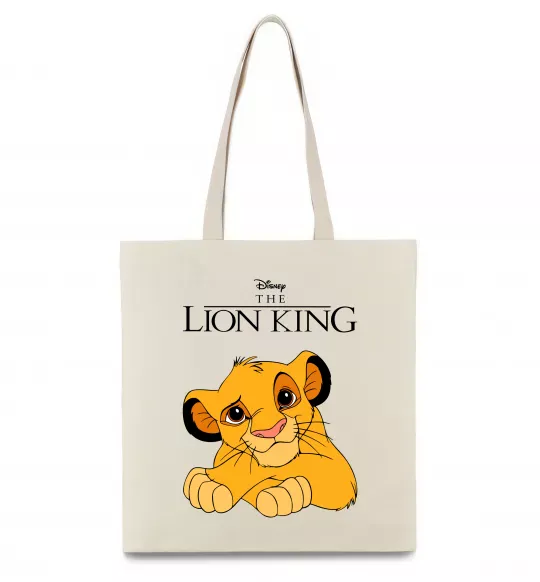 Эко-сумка The Lion king Simba Бежевый фото