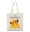Эко-сумка The Lion king Simba Бежевый Эко-сумка The Lion king Simba Бежевый фото