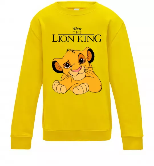 Дитячий світшот The Lion king Simba Сонячно жовтий фото