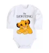 Дитячий бодік The Lion king Simba Білий фото