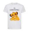 Детская футболка The Lion king Simba Белый фото