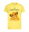Детская футболка The Lion king Simba Лимонный фото