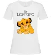 Жіноча футболка The Lion king Simba Білий фото