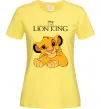 Жіноча футболка The Lion king Simba Лимонний фото