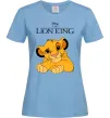 Жіноча футболка The Lion king Simba Блакитний фото