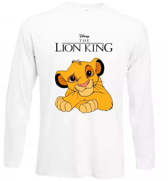 Лонгслів The Lion king Simba Білий фото