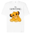 Футболка Оверсайз The Lion king Simba Белый фото