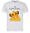 Мужская футболка The Lion king Simba Белый фото