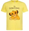 Мужская футболка The Lion king Simba Лимонный фото
