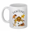 Чашка керамическая The Lion King set Белый фото