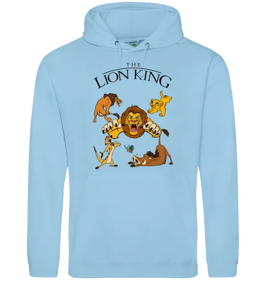 Чоловіча толстовка (худі) The Lion King set Блакитний фото
