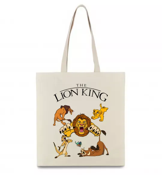 Еко-сумка The Lion King set Бежевий фото