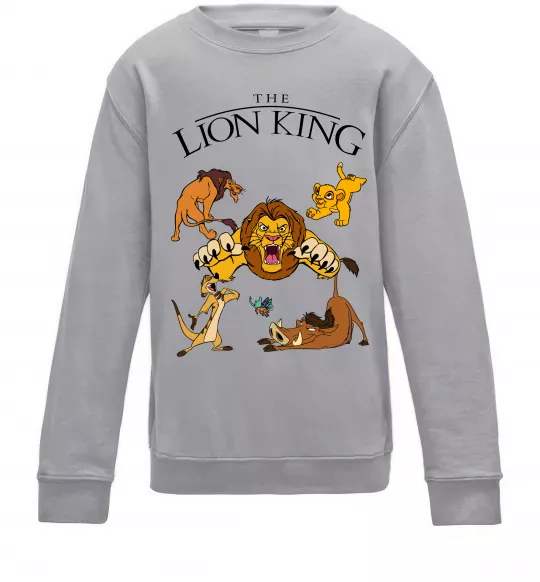 Дитячий світшот The Lion King set Сірий меланж фото