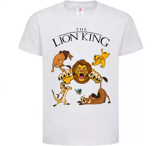Дитяча футболка The Lion King set Білий фото
