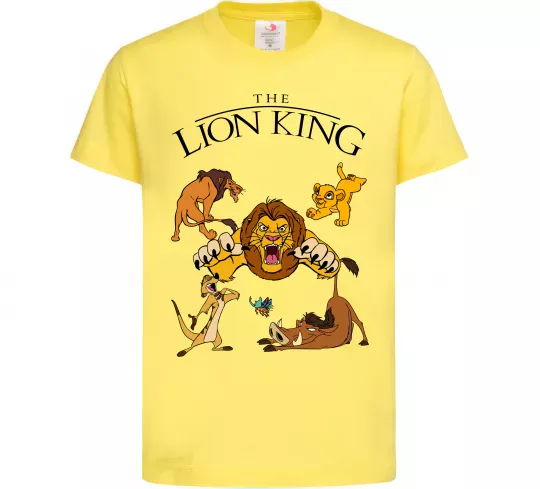 Дитяча футболка The Lion King set Лимонний фото