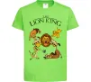 Дитяча футболка The Lion King set Лаймовий фото