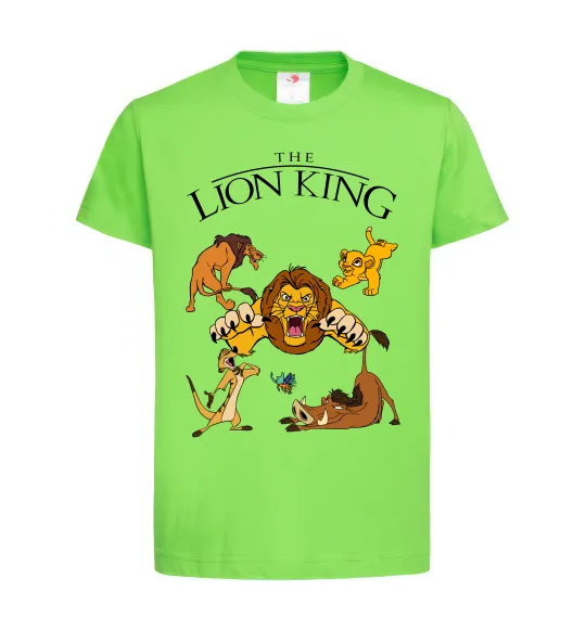 Детская футболка The Lion King set Лаймовый фото