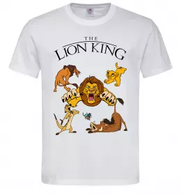 Мужская футболка The Lion King set Белый фото