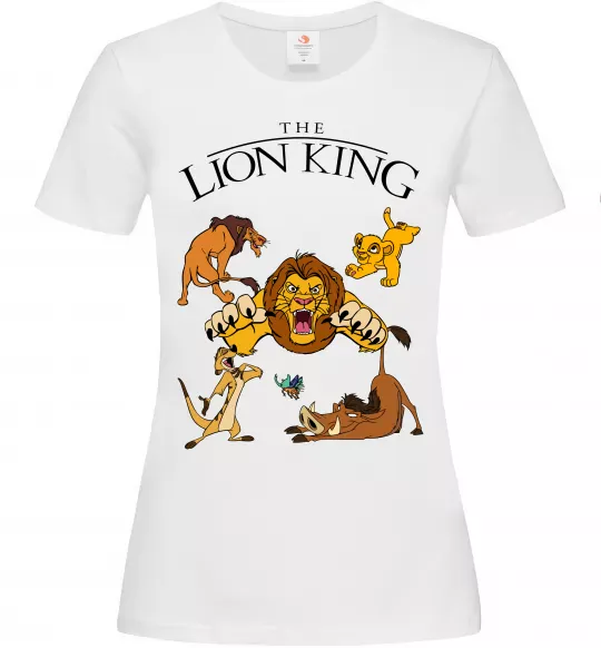 Жіноча футболка The Lion King set Білий фото