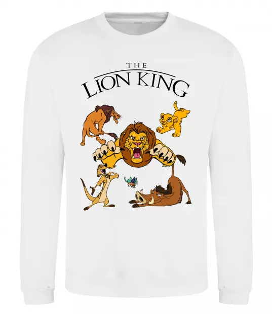 Свитшот The Lion King set Белый фото