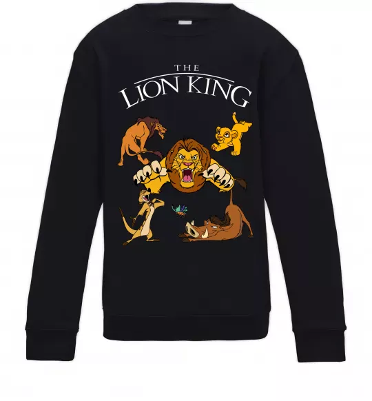 Дитячий світшот The Lion King set Чорний фото