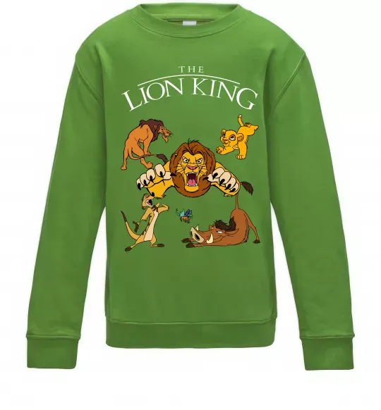 Дитячий світшот The Lion King set Лаймовий фото